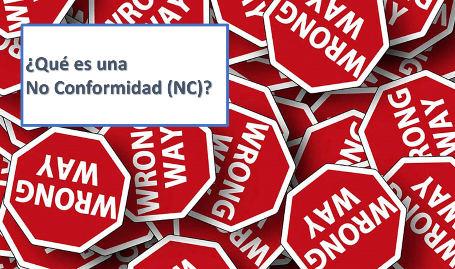 No Conformidad